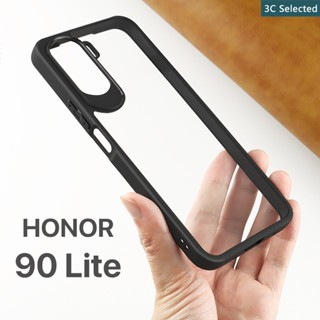 เคสแผงด้านหลังแบบใสถุงลมนิรภัยที่มองไม่เห็นสำหรับ HONOR 90 Lite Case กันกระแทก ปกป้องกล้อง ปกป้องหน้าจอ ฮาร์ด PC กรอบ TPU นุ่ม 90 pro