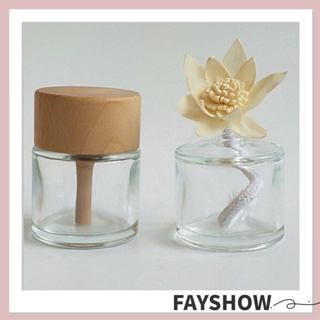 Fay 2 ชิ้น ขวดแก้วเปล่า คุณภาพสูง ของขวัญ ขวดแก้วอโรมา ขวดกระจายกลิ่น