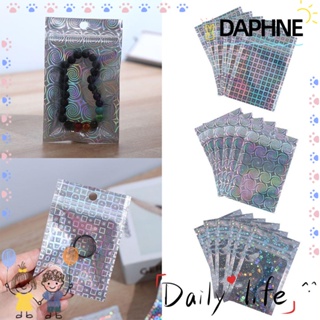 Daphne ถุงบรรจุภัณฑ์พลาสติก มีซิป ปิดได้ 10 ชิ้น