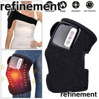 Refinement สนับเข่า ข้อต่อนวด ปรับความร้อนในตัว ชาร์จไฟได้ กายภาพบําบัด สนับเข่า ขา อุ่น บีบอัด