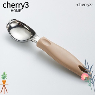 Cherry3 ช้อนขุดผลไม้ ไอศกรีม ทรงกลม ไม่ติดผิว สําหรับห้องครัว