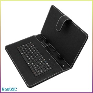 [Ready] Pu Leather Case Universal 10.1 Inch Imitation Cover With Usb Keyboard [P/5]