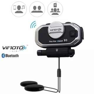 บลูทูธติดหมวกกันน็อค Vimoto รุ่น V8