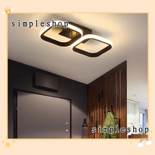 SIMPLE โคมไฟเพดาน LED ใหม่ ทรงสี่เหลี่ยม สําหรับโรงแรม