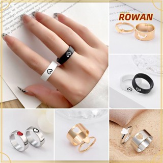 ROWANS แหวนแต่งงาน สวยหรู ของขวัญ เครื่องประดับ แหวนรัก