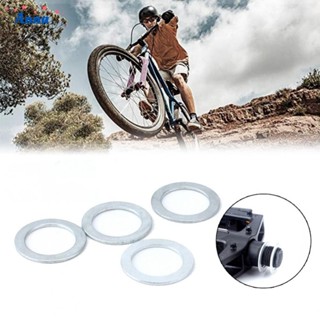 【Anna】Pedal Washer Aluminum Bicycle Crank Fittings Parts Pedal Spacer Washers 4Pcs