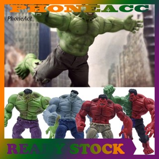 Phoneacc ฟิกเกอร์ PVC รูป Hulk สําหรับตกแต่งภายในรถยนต์ 4 ชิ้น