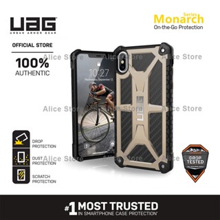 Uag เคสโทรศัพท์มือถือ กันกระแทก สีทอง สําหรับ iPhone XS MAX X XS XR