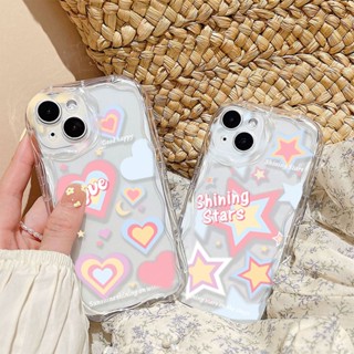 เคสโทรศัพท์มือถือ TPU ปิดด้านหลัง ลายหัวใจ ดาว สีพื้น สําหรับ infinix Hot 9 Pro Hot 10 Lite Hot 10 Play Hot 11 Play Hot 9 Play Hot 12 Play Hot 20i X665E Hot 20 Play