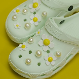 กระดุม รูปดอกไม้ สําหรับตกแต่งรองเท้า Croc Jibz DIY