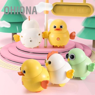 OHIONA ของเล่นสัตว์ไฟฟ้า Duck Swinging Swing Squad Funny Magnetic Electric Walking Animal