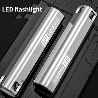 ไฟฉาย LED ชาร์จ USB กลางแจ้ง / คุณภาพสูง ABS สว่างมาก หรี่แสงได้ มือไฟฉาย / ไฟฉาย แบบพกพา สําหรับเดินป่า ตั้งแคมป์กลางแจ้ง เอาตัวรอดฉุกเฉิน