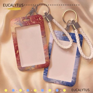 Eutus กระเป๋าใส่บัตรเครดิต บัตรประชาชน พลาสติก น่ารัก สําหรับเด็ก