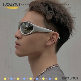 Eutus แว่นตากันแดด ทรงกลม สไตล์วินเทจ สําหรับขี่จักรยานกลางแจ้ง