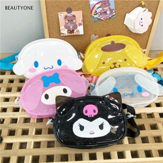 Topbeauty กระเป๋าสะพายไหล่ กระเป๋าถือ ลายการ์ตูน Pom Pom Purin Kuromi Melody สไตล์เกาหลี สําหรับสตรี