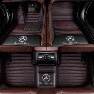 พรมปูพื้นรถยนต์ ลายทางขวามือ สําหรับ Mercedes-Benz E-Class W210 W211 350e Hybrid C207 Coupe E300 Bluetec Hybrid W212