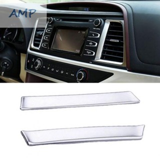 ⚡BABYCITY-TH⚡Eye catching Silver Modified Air Vent Cover Trim for Highlander 2017 2019 (2PCS)⚡NEW 7