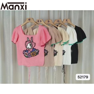 Manxi เสื้อเชิ้ตผู้หญิง เสื้อแฟชั่นผู้หญิง สะดวกสบาย  มีความรู้สึกของการออกแบบ A99J2IN