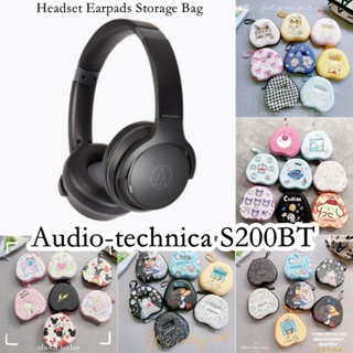 【พร้อมส่ง】เคสหูฟัง ลายการ์ตูนหมีสตรอเบอร์รี่ สําหรับ Audio-technica S200BT S200BT