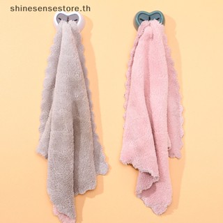 Shine ตะขอแขวนผ้าขนหนู แบบติดผนังห้องน้ํา ห้องครัว