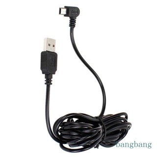 Bang สายชาร์จ USB Type-A เป็น Mini 5Pin มุมขวา 3 5 เมตร สําหรับ GPS Navigator