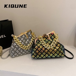 KIQUNE   กระเป๋าสะพาย ข้าง กระเป๋าผู้หญิงสะพายข้าง 2023 new  รุ่นใหม่ Stylish Trendy สบาย L91TLPF 37Z230910