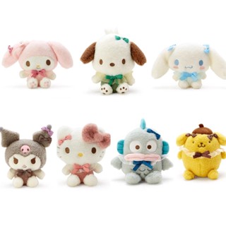 ตุ๊กตายัดนุ่น Sanrio Kuromi Hello Kitty My Melody Cinnamoroll Kawaii ขนาด 20 ซม. ของเล่นสําหรับเด็ก