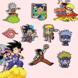 เข็มกลัดเคลือบ ลายการ์ตูนอนิเมะ Dragon Ball Naruto ของขวัญ สําหรับเพื่อน