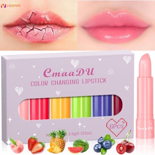 CmaaDu6 Support Fruity Color Changing Moisturizing Lipstick veemm