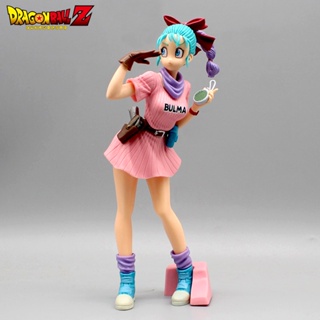 โมเดลฟิกเกอร์ PVC อนิเมะ Dragon Ball Bulma ขนาด 25 ซม. เหมาะกับของขวัญ ของเล่นสะสม สําหรับตกแต่ง