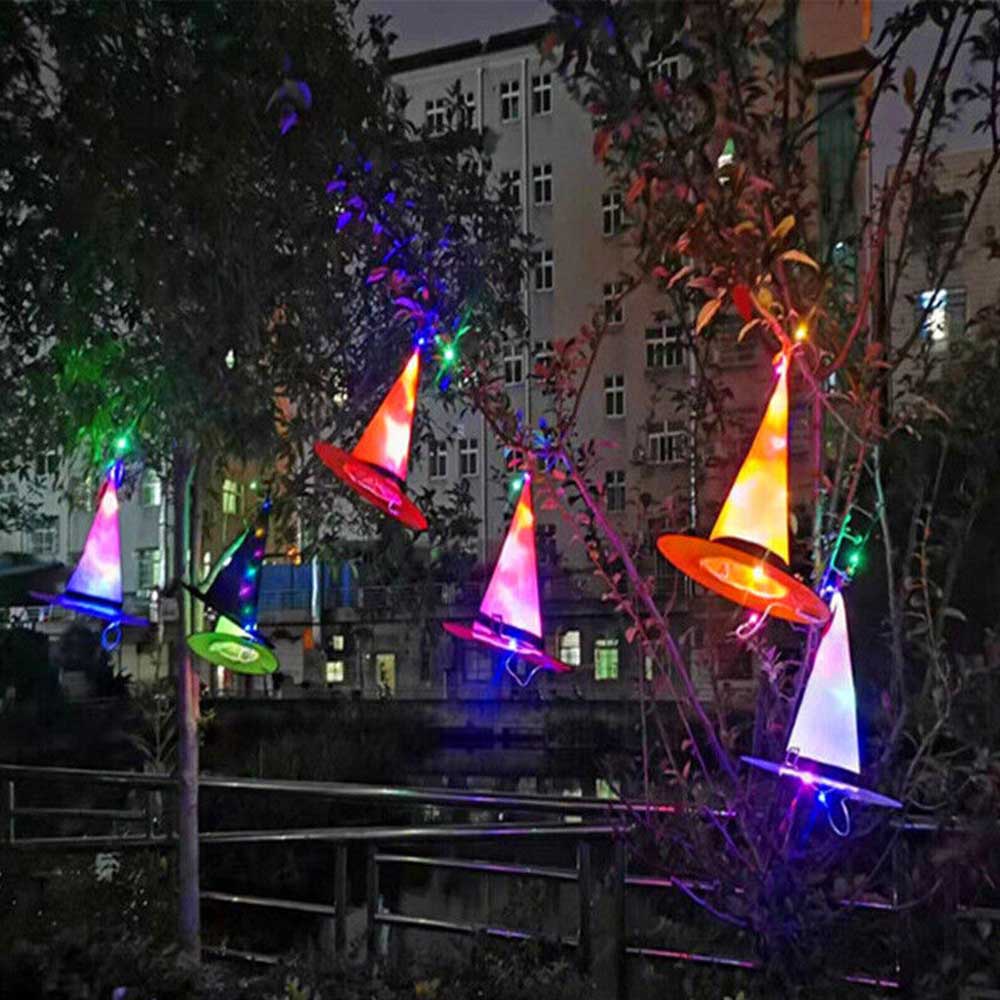 Halloween Hat Halloween party decoration props LED luminous Witch Hat wizard Witch Hat