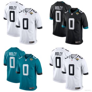 เสื้อกีฬาแขนสั้น ลายทีมชาติฟุตบอล NFL Jacksonville Jaguars Game Jersey Calvin Ridley ทรงหลวม พลัสไซซ์