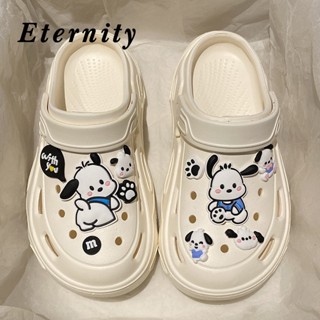 Eternity รองเท้าหัวโต รองเท้าแตะผู้หญิง น่ารักหนาพื้นลื่น อาบน้ำในห้องน้ำ  33z073103