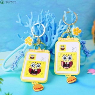 Needway พวงกุญแจจิ๊กซอว์ ลายการ์ตูน SpongeBob Bell Huarong Road น่ารัก สําหรับคู่รัก