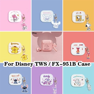 【Yoshida】เคสหูฟัง แบบนิ่ม แบบใส ลายการ์ตูนดิสนีย์ TWS สําหรับ Disney FX-951B