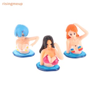 [risingmeup] ตุ๊กตาคอนโซลกลางรถยนต์ ลายการ์ตูนอนิเมะ Nami Rehm 6 ซม. อุปกรณ์เสริม สําหรับตกแต่ง