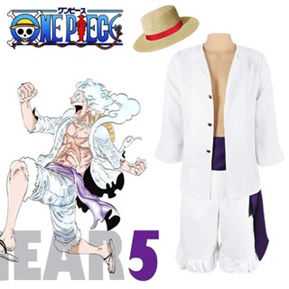 One PIECE cos Monkey D. ชุดคอสเพลย์ การ์ตูนลูฟี่