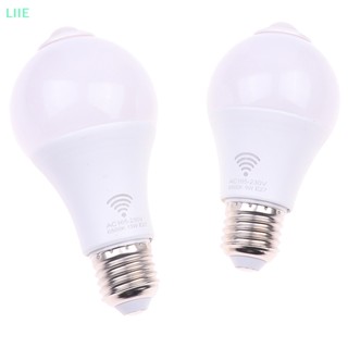 Li E27 PIR หลอดไฟเซนเซอร์จับการเคลื่อนไหว 5W 9W 15W LED พร้อมเซนเซอร์ตรวจจับการเคลื่อนไหว IE