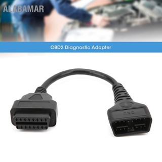 ALABAMAR 10.6in OBD2 สายต่อขยาย 16Pin ตัวเชื่อมต่อสแกนเนอร์วินิจฉัยรถยนต์ยานยนต์ Universal