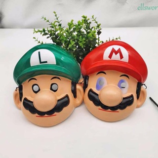 Ellsworth หน้ากากคอสเพลย์ ลายการ์ตูนอนิเมะ Super Mario Bros ธีมฮาโลวีน สําหรับเด็ก