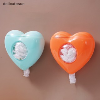 Delicatesun กล่องเก็บอาหารพลาสติก ยืดหยุ่น รูปหัวใจ แบบติดผนัง ใช้แล้วทิ้ง สําหรับห้องครัว