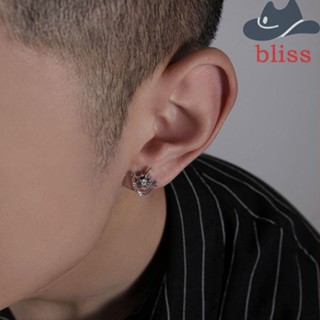 Bliss ต่างหูผู้ชาย สวยหรู เรียบง่าย ของขวัญวันเกิด การออกแบบเฉพาะ เครื่องประดับแฟชั่น ทองแดง สไตล์เกาหลี ต่างหู