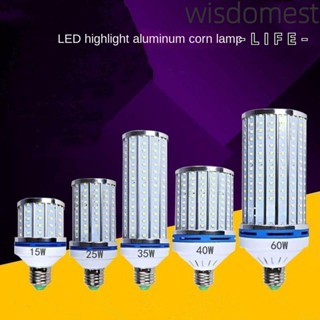 Wisdomest โคมไฟข้าวโพด E14 E27 ฐานสกรู 220V LED หลอดไฟข้าวโพด แสงวอร์มไวท์ หลอดไฟ LED สว่างพิเศษ แขวนเพดาน