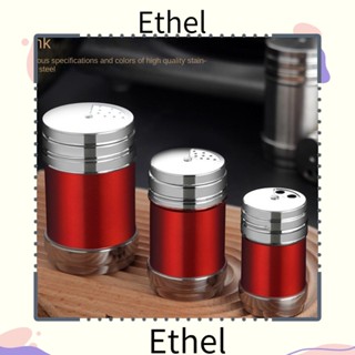 Ethel1 ฝาครอบขวดเครื่องปรุงรส อเนกประสงค์ หมุนได้ ทนทาน 2 ชิ้น