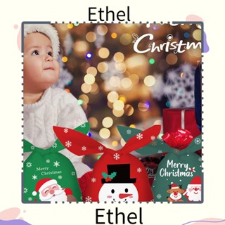 Ethel1 ถุงขนม ถุงคุกกี้ ลายซานต้า หูกระต่าย คริสต์มาส 50 ชิ้น