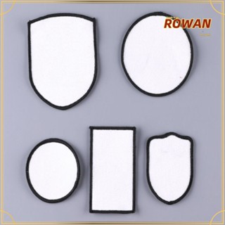 Rowans แผ่นแพทช์เปล่า 6 แบบ สําหรับซ่อมแซมเสื้อผ้า DIY 30 ชิ้น