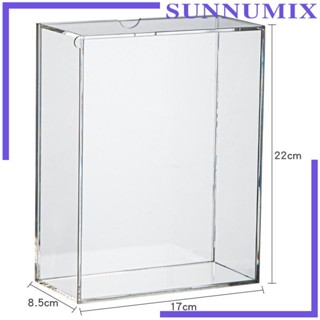 [Sunnimix] กล่องอะคริลิคใส ลายดอกไม้แห้ง 3D สําหรับตกแต่งบ้าน Diy