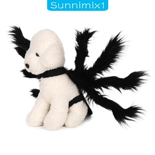 [Sunnimix1] เครื่องแต่งกาย รูปสุนัข แมว สําหรับตกแต่งเทศกาลฮาโลวีน