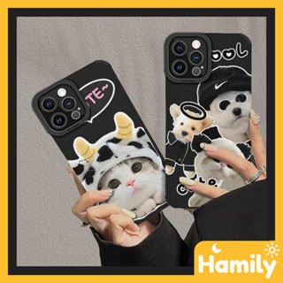 For iPhone 11 Case Skin Pupil Eye Vertical Grain Leather Case Soft Shell Shockproof Phone Case Cartoon Cat Dog Compatible with iPhone 14 13 Pro max 12 Pro Max XR XS 7Plus