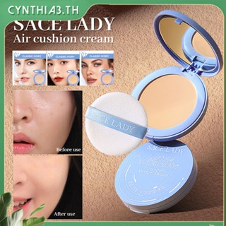 SACE LADY แป้งอัดแข็งควบคุมความมันกันน้ำรองพื้นคอนซีลเลอร์แป้ง Tiktok ขายด่วน Pinkflash Matte Natural Lasting Sweatproof Cynthia